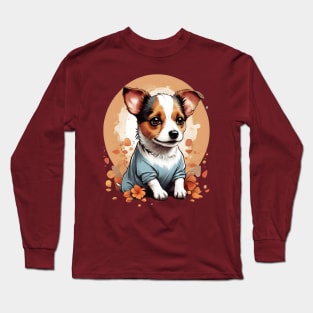 Cute Jack Russell Puppy Long Sleeve T-Shirt